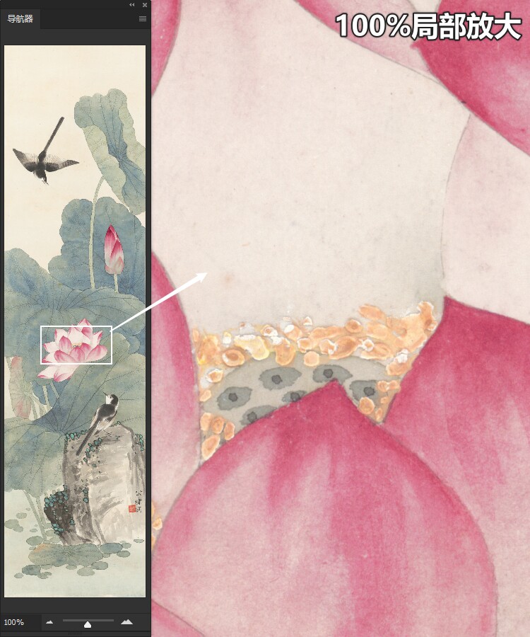 田世光荷塘双燕图古典工笔花鸟绘画装饰打印临摹高清电子图片素材