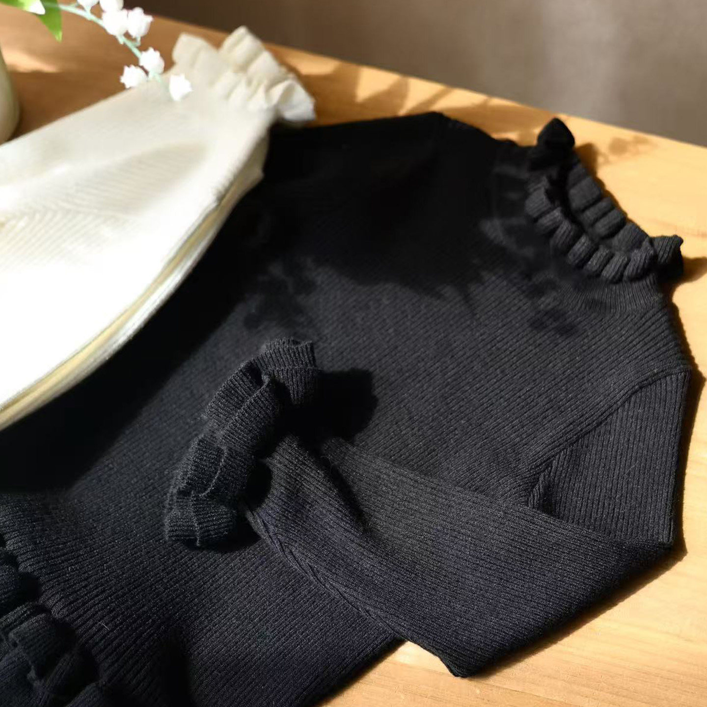 粗腿原创打底毛衫女童长袖上衣2025秋冬新款百搭保暖纯色内搭儿童,淘宝优惠券,粉丝福利购,淘宝优惠卷