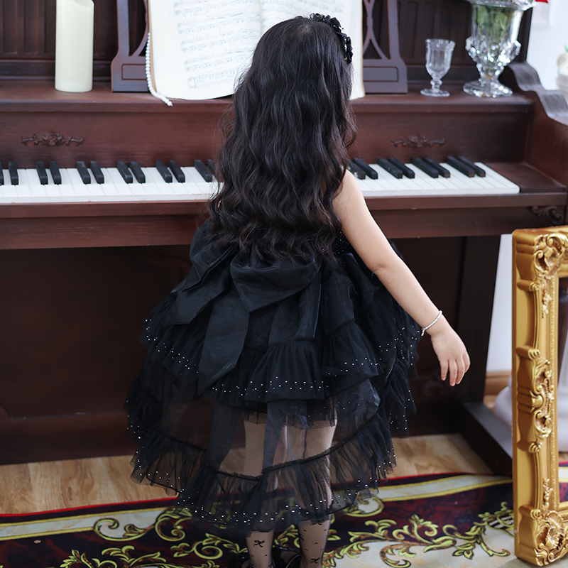 粗腿原创女童裙子超好看连衣裙黑天使洛丽塔四季百搭女宝公主裙,淘宝优惠券,粉丝福利购,淘宝优惠卷