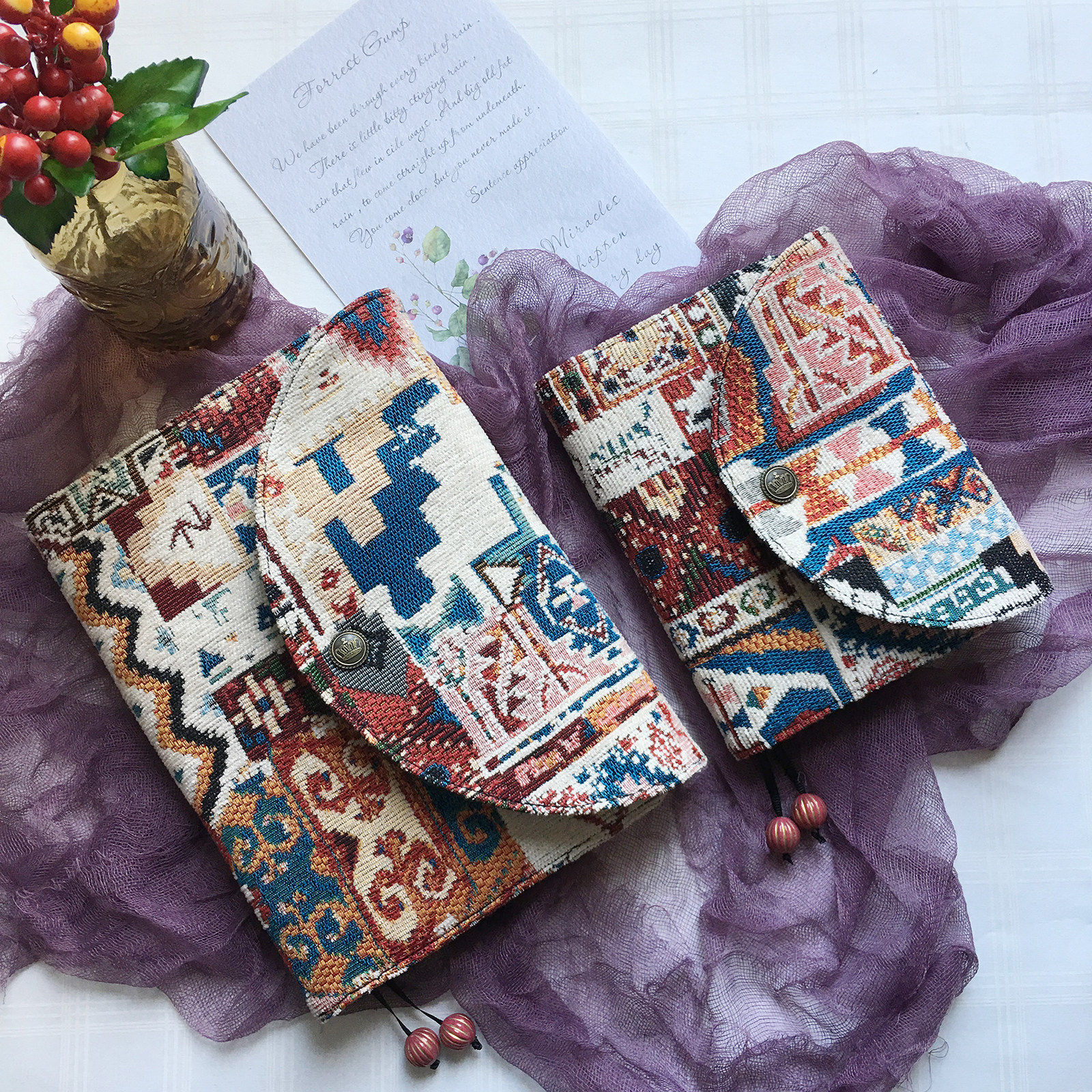 面大师 手作手帐书衣三折包本记事本收纳包定制hoboA5A6余白新品,淘宝优惠券,粉丝福利购,淘宝优惠卷