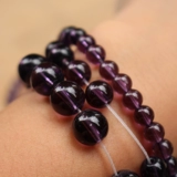 Сиреневые стеклянные бусины, украшение-шарик, аксессуар для волос, китайская шпилька, цепочка, ожерелье, браслет из бисера, DIY