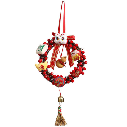 乔迁新居春天挂饰挂件节日过年春节年宵场景布置道具喜庆门挂装饰