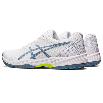 ເກີບ tennis Asics ສໍາລັບຜູ້ຊາຍແລະແມ່ຍິງ GEL-GAME 9 ເກີບກິລາ cushioning ມືອາຊີບ້ໍາຫນັກເບົາ 1041A337