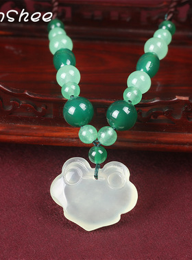 玉珠锁骨链小众设计ins冷淡风