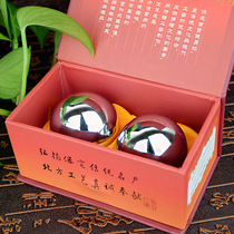 Baoding special production iron ball steel ball 304 stainless steel fitness ball old health care ball massage ball handball hollow ring
