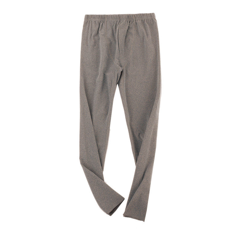 无痕德绒男士秋裤男磨绒贴身加肥大码发热加厚打底内衣保暖线裤