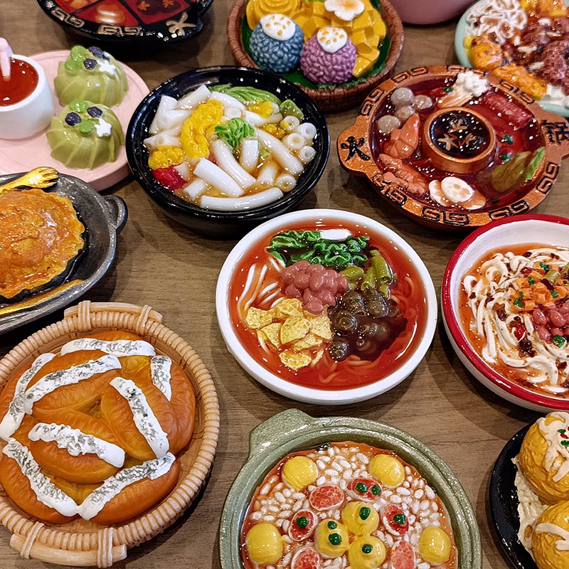 【买5赠1】地方特色小吃重庆火锅螺蛳粉树脂冰箱贴磁贴冰箱装饰品