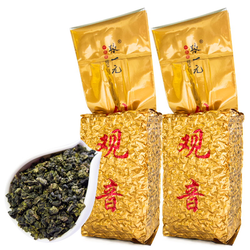 张一元特级新茶安溪原产地浓香铁观音茶叶乌龙茶250g/袋 福建茗茶