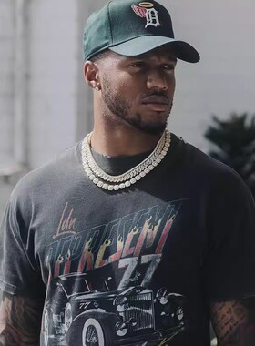 小鬼王琳凯同款时尚嘻哈个性锁骨链方形锆石冰糖链潮流情侣款项链