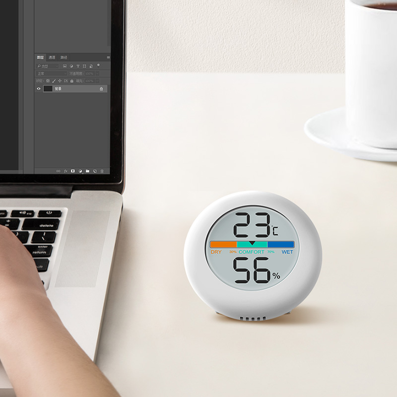 日本电子温湿度计家用卧室高精度传感器室内婴儿房数字显示温度计