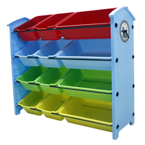 Baby childrens toy containing frame case plastic multilayer large capacity Kindergarten finishing lockers Sub-shelkers Sub-shelve