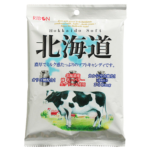日本进口RIBON理本北海道特浓牛奶糖浓厚牛乳软糖果儿童节小零食 - 图3