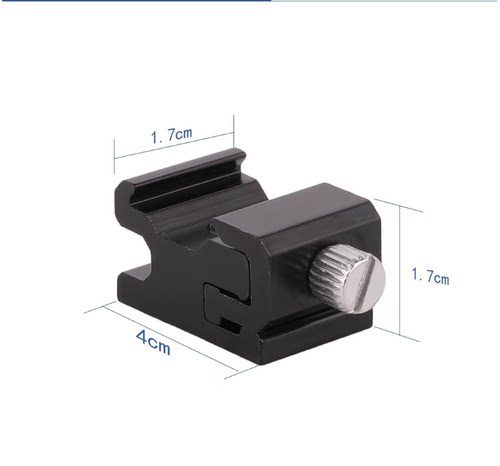 金属热靴支架座1/4螺丝闪光灯云台手机架扩展3/8转换冷靴底座接口 - 图3