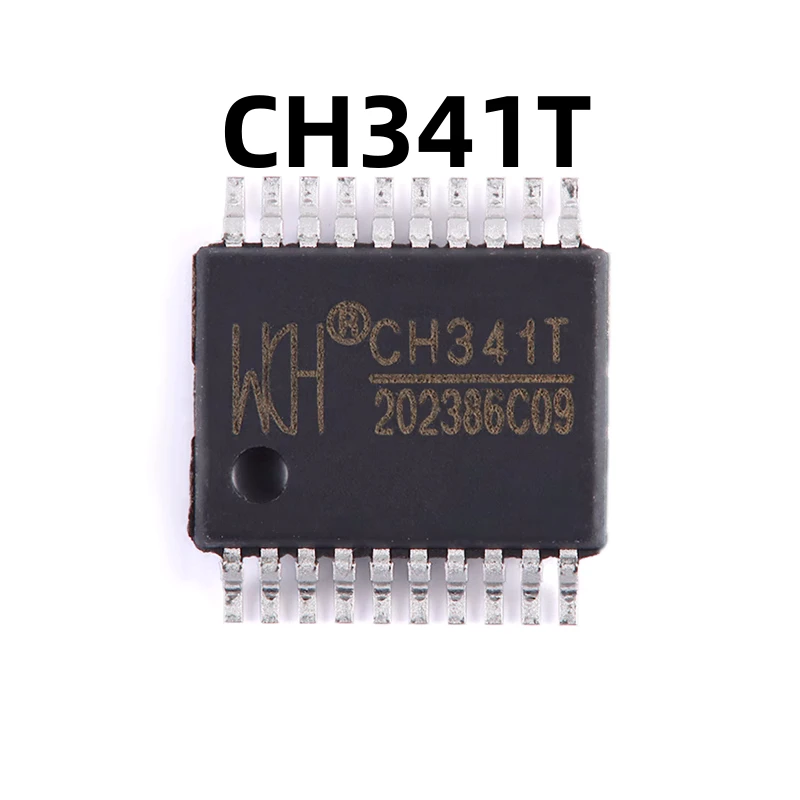 CH341T SSOP-20 原装正品 USB总线转接芯片 - 图0