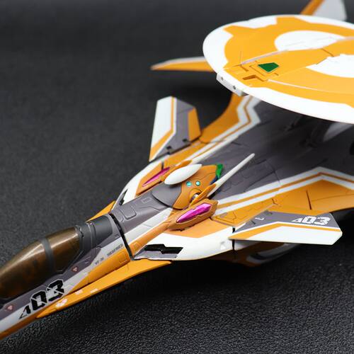 正版万代DX超合金 超时空要塞VF-31E 齐格弗里德 查克 鱼人机散货 - 图1