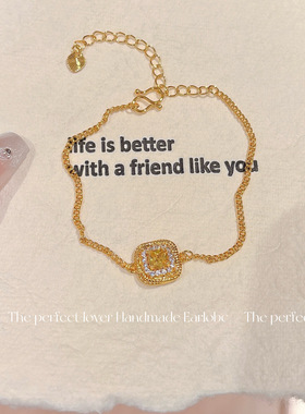 新款久不掉色古法沙金手链