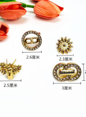直营箱包五金配件 DIY手工包装饰标 四叶草LOVE英文锌合金女包
