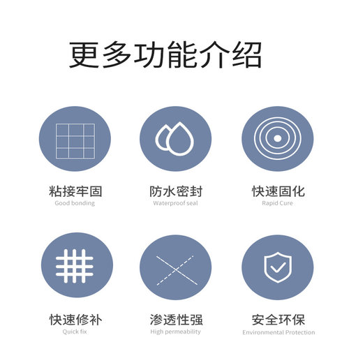 速干白水泥堵漏王白色防水快硬屋顶墙面补漏泥卫生间瓷砖填缝补漏 - 图1