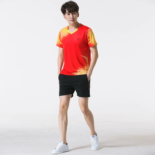 유니폼 민턴 남성 용 용 용 용 속건성 스포츠, 커플 의류, 맞춤형 가능 한 팀 반팔 반팔 반팔