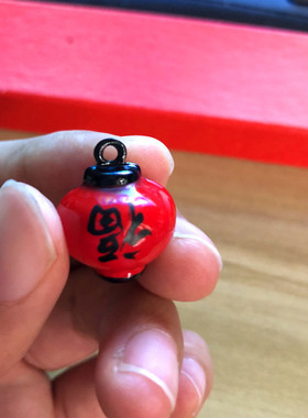 招财猫姓名链配饰DIY手工材料卡通造型铃铛葫芦灯笼一字铜铃铛