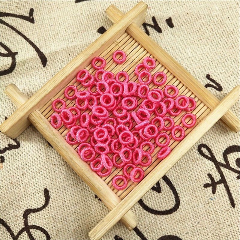 6MM小线圈扣编手链菠萝彩线圈手工diy饰品配件中国结线绳,淘宝优惠券,粉丝福利购,淘宝优惠卷