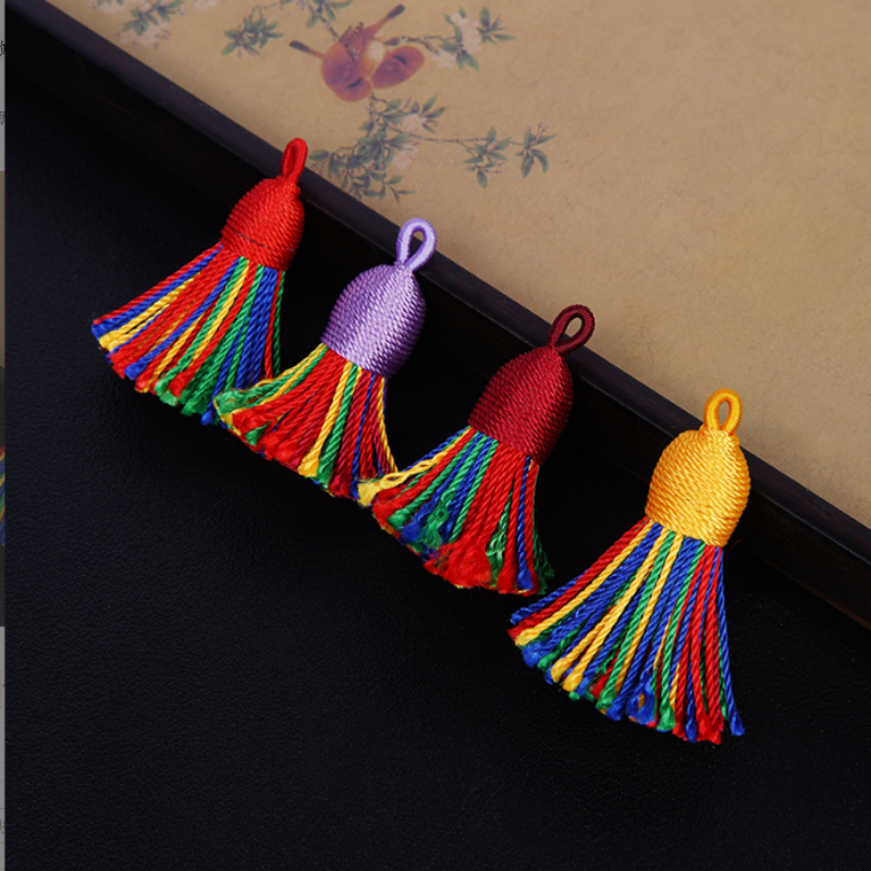 5cm短胖藏式流苏穗子包装礼品钥匙扣手机指环挂件香包香囊配件,淘宝优惠券,粉丝福利购,淘宝优惠卷