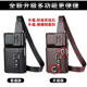 Real leather texture construction site multi-functional waterproof waist bag