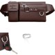 Real leather texture construction site multi-functional waterproof waist bag