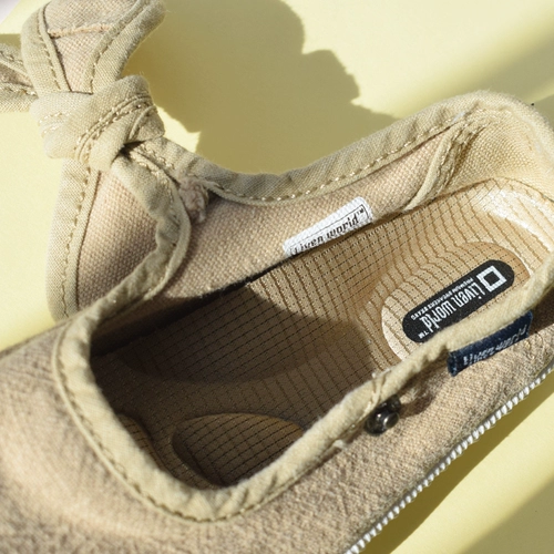 Летние тонкие детские низкие тканевые туфли с бантиком для раннего возраста, в корейском стиле