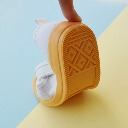 Японская белая обувь для раннего возраста для мальчиков, тканевые туфли на липучке для отдыха