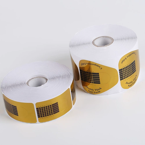 Набор маникюрных инструментов для маникюра, длинная наклейка для ногтей, 500 штук