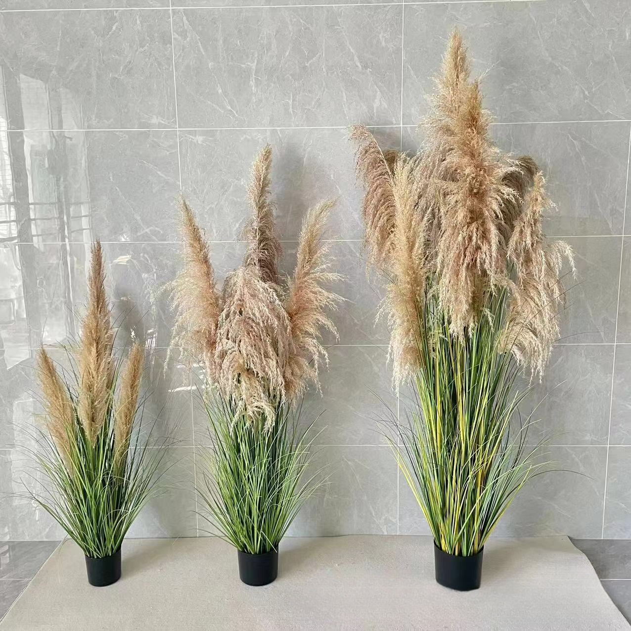 仿真网红天然芦苇假花绿植狗尾草商场店面植物造景家居盆栽摆件,淘宝优惠券,粉丝福利购,淘宝优惠卷