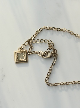 欧美复古外贸珐琅釉简约百搭彩色冰糕个性小众长毛衣链