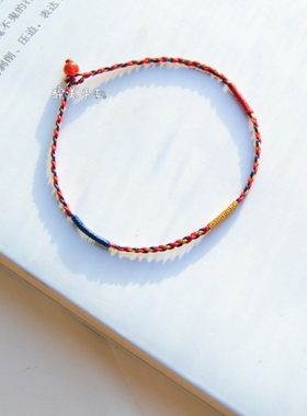 工艺设计手链手工编织民族风