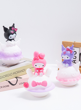 库洛米星球灯卡通月球灯创意摆件美乐迪小夜灯ins少女心氛围灯