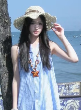 复古做旧木质星星项链女小众设计感高级轻奢气质百搭毛衣链配饰