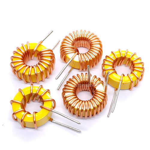 20mm 47UH 33UH 80UH 220UH 100UH  立式卧式8026磁环电感 黄白环 - 图3