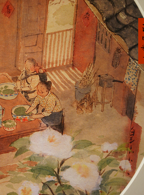 皇小小水墨家居客厅茶室复制画