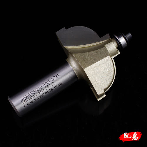 台湾雅登木工刀具电木铣修边机雕刻机锣刀线条刀木工铣刀凸敏仔刀 - 图0