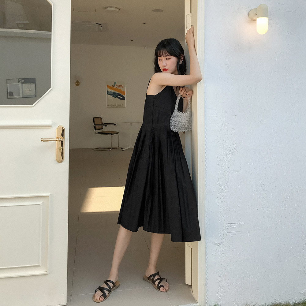 爱蔷薇胖mm智熏法式女夏新款吊带裙 爱蔷薇女装连衣裙