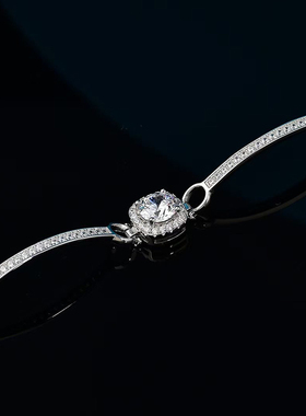 情人节礼物精致手镯S999纯银小众