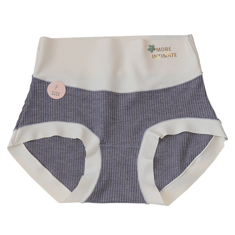 秋冬德绒自发热内裤女高腰无痕立体小花甜美含桑蚕丝裆提臀三角裤,淘宝优惠券,粉丝福利购,淘宝优惠卷