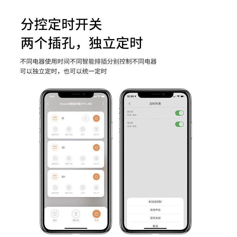 Gosund电小酷智能插座扩展多功能转换器电源插头插排多插位插线板 - 图3