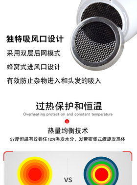 发帝负离子大功率2000w吹风机
