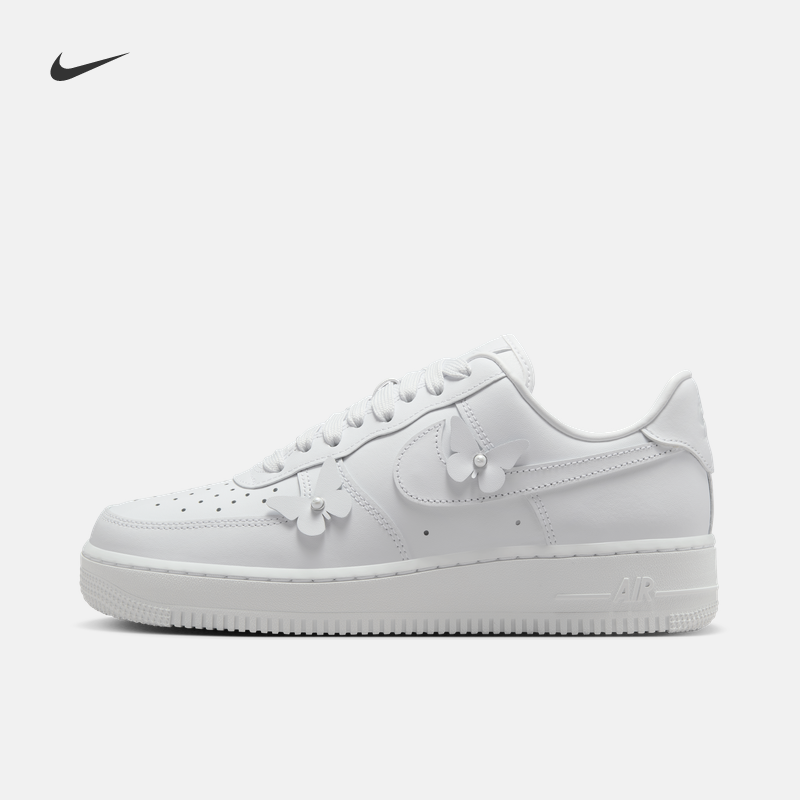 耐克空军一号女运动鞋冬新款立体小蝴蝶NIKE AIR FORCE 1 IH4480,淘宝优惠券,粉丝福利购,淘宝优惠卷