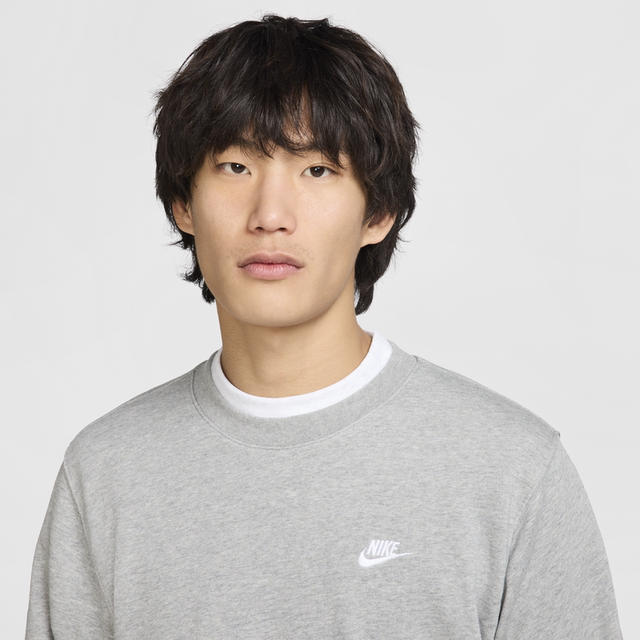 ເສື້ອຍືດຄໍມົນຂອງຜູ້ຊາຍ Nike French terry