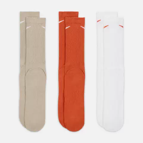 耐克速干中筒训练袜(3双)秋季支撑柔软舒适NIKE EVERYDAY SX7676 图片 3