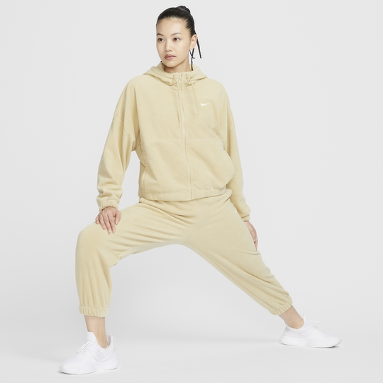 耐克女子保暖摇粒绒连帽衫冬季超宽松NIKE ONE THERMA-FIT HQ4878