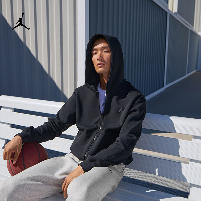 耐克乔丹男子速干卫衣针织连帽衫春季舒适JORDAN DRI-FIT FV8603,淘宝优惠券,粉丝福利购,淘宝优惠卷