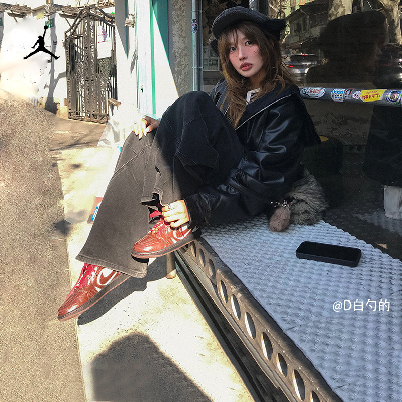 耐克乔丹新年系列马年限定女子AJ1板鞋春新款运动鞋JORDAN IQ1106,淘宝优惠券,粉丝福利购,淘宝优惠卷